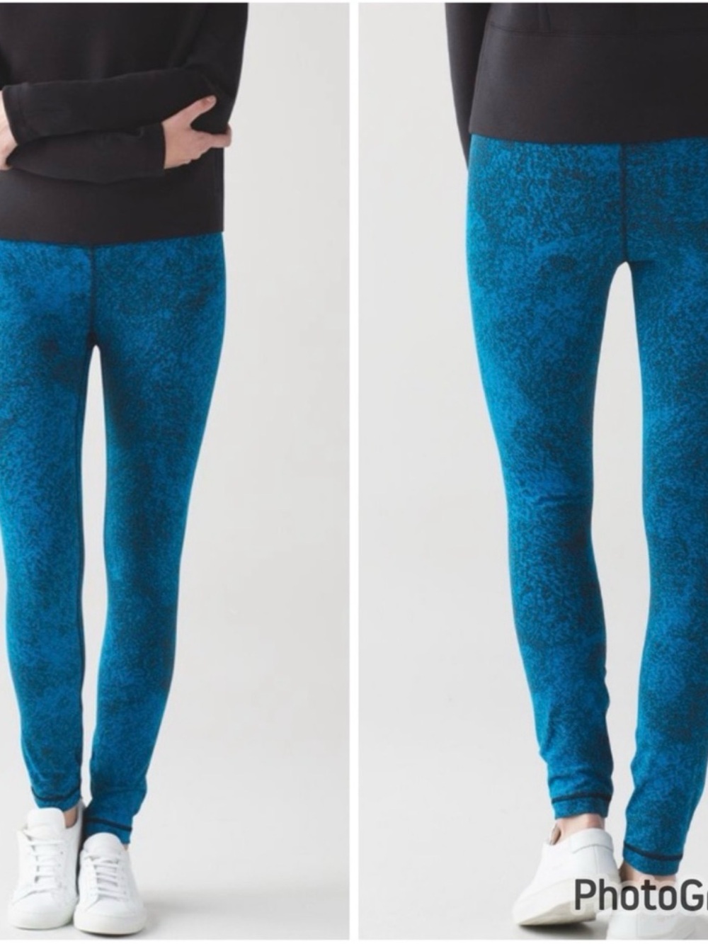 Lululemon High Times Spray Jacquard Shocking Blue 8